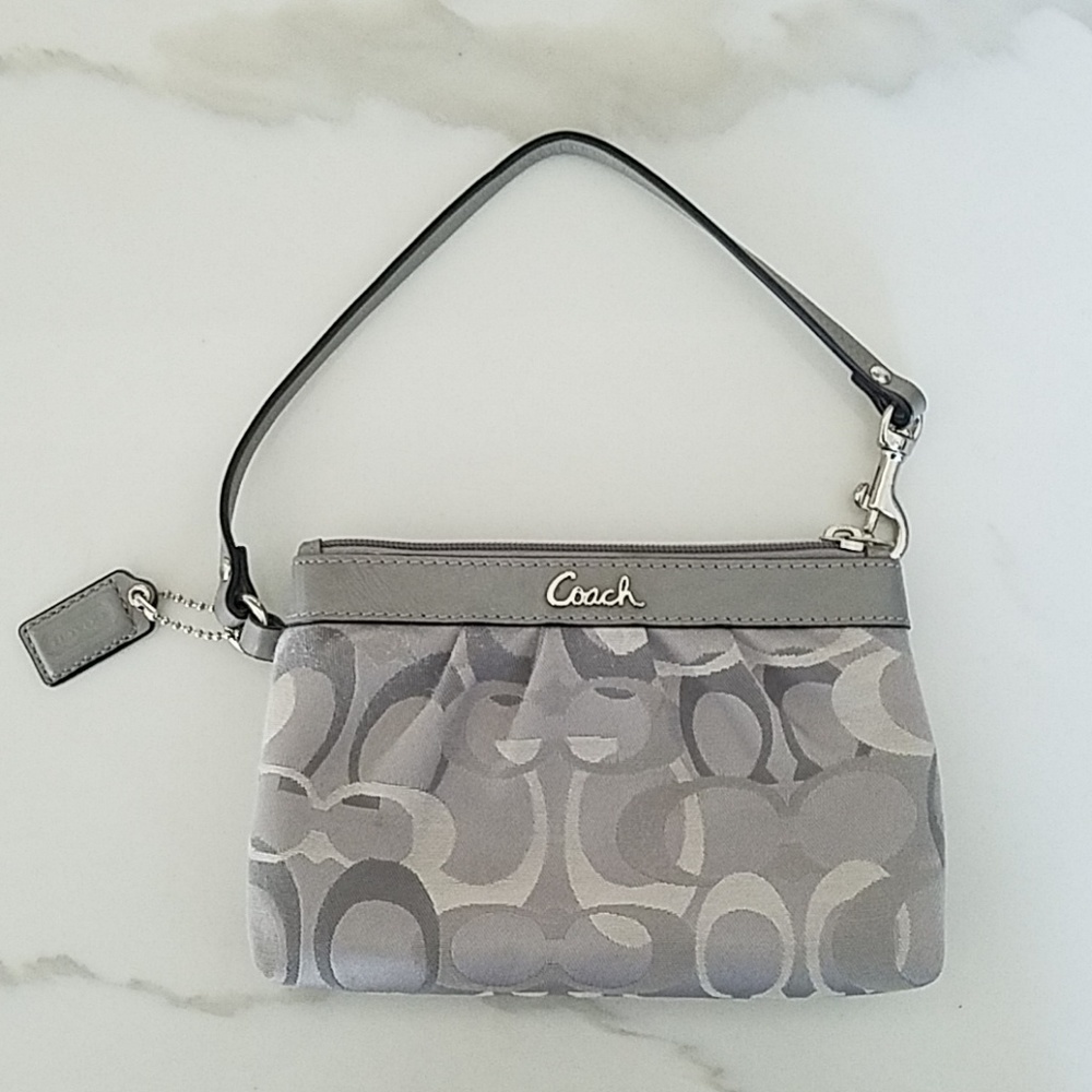 Coach Monogram Silver Wrislet